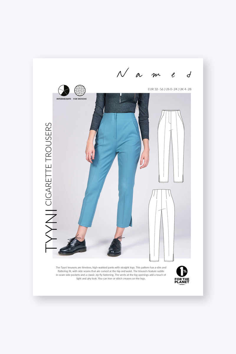 Buy New Look 6415, Sewing Pattern, Size 8 Women's Flared Pants Mid-rise,  A-line Skirt Midi Online in India - Etsy