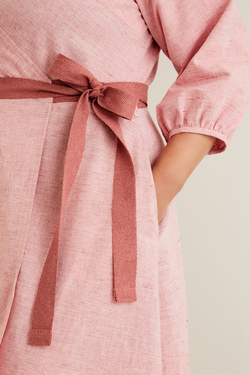 Dusty rose cotton ribbon